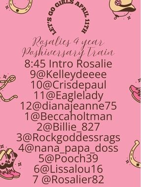 Let's Go Girls- Rosalier82 -4th Year Poshmark Anniversary